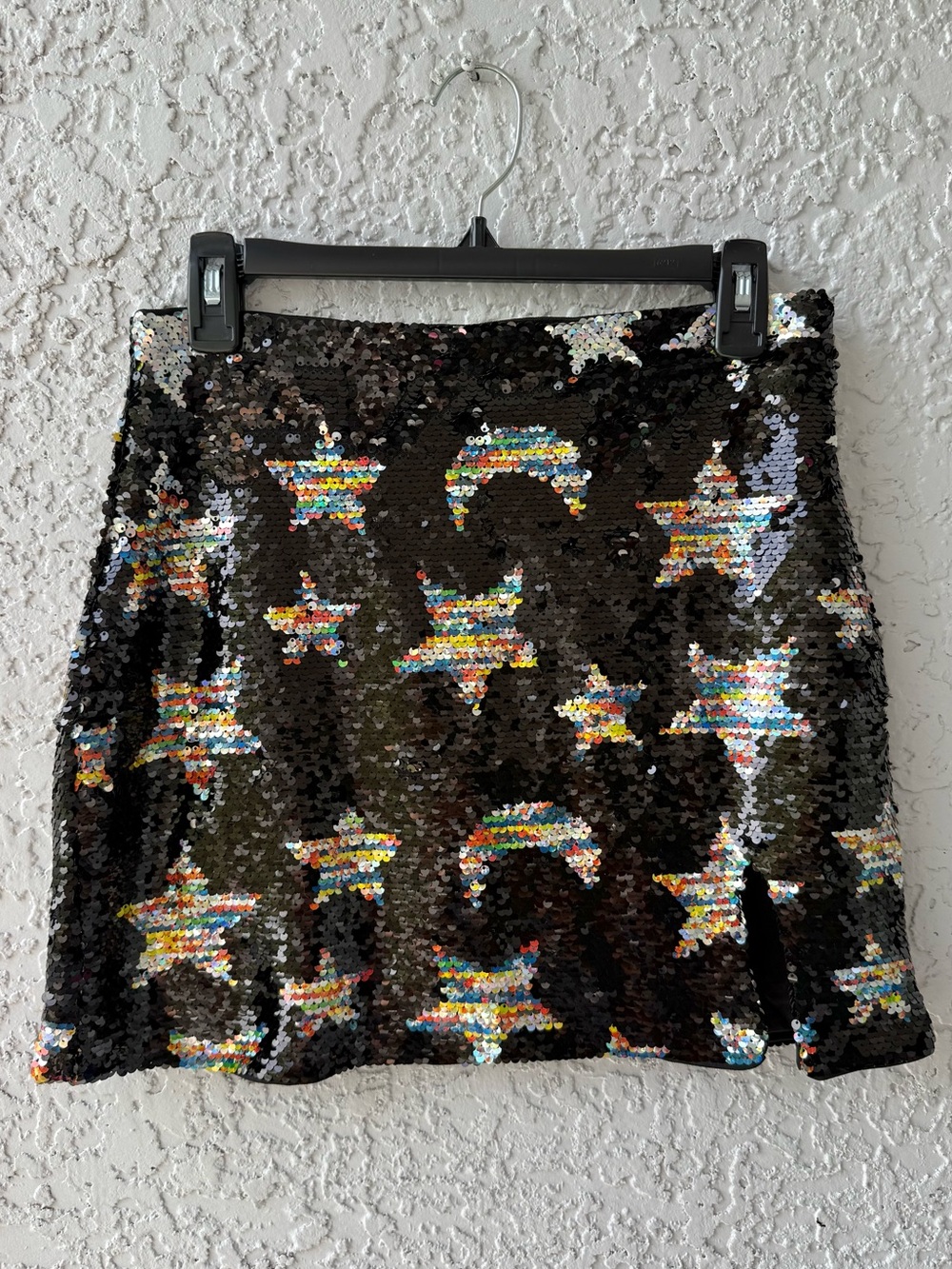 Nasty gal Premium Star Sequin Mini Skirt Party size 6